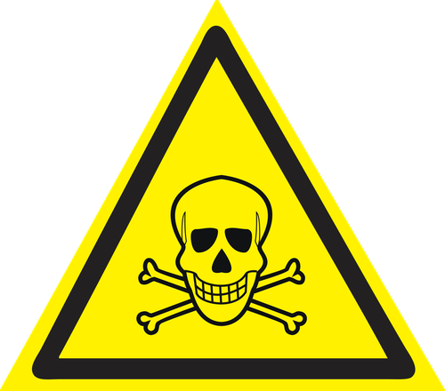 W03 "Опасно. Ядовитые вещества"