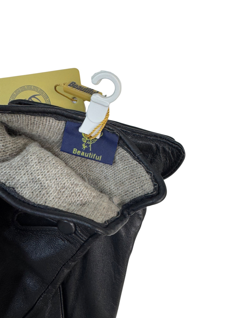 Перчатки. Женские. Сенсорные. Материал верха: Кожа теленка. Подклад: Трикотаж-шерсть. 5 шт в упаковке.