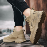 WARRIOR Work Boots Men"s High top Khaki