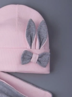 Шапка и снуд для малышей на осень