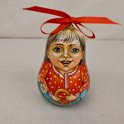 Матрешка "Антошка"( ручная роспись Палех)