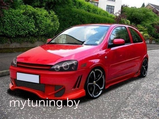 Передний бампер RADICAL Opel Corsa C