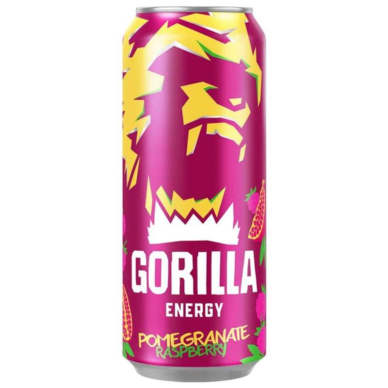 Энергетик Gorilla energy Pomegranate Raspberry 0,45 л/ж/б 24 ж/б/упак