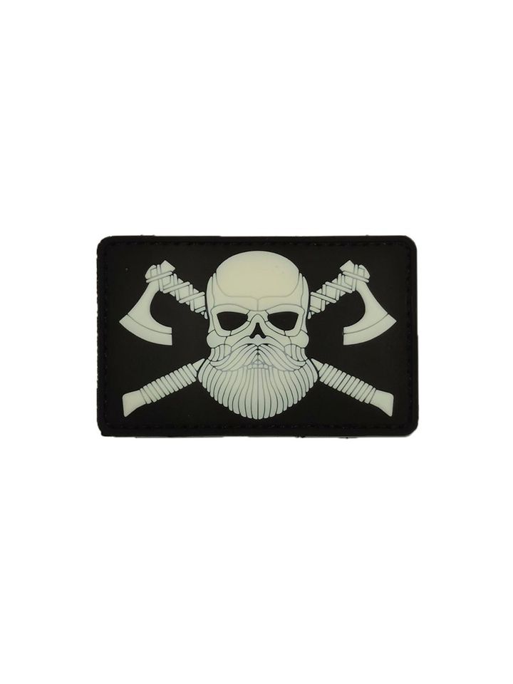 Патч Викинг ПВХ (белый светящийся)