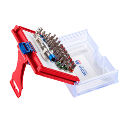 Набор вставок (бит) 1/4&quot;, TORX, HEX, Pozidriv, Phillips, Slotted, 32 предмета МАСТАК 058-10032C