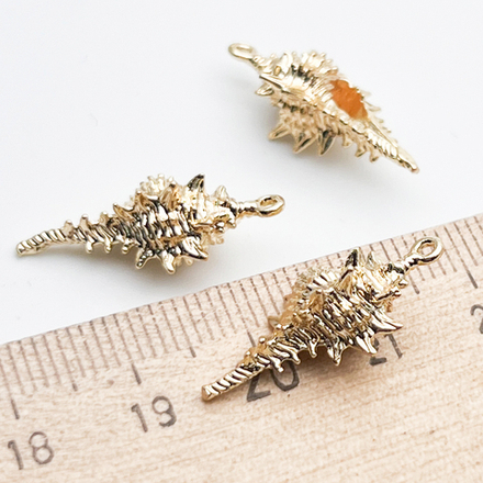 Подвеска Ракушка, цвет золото, размер 22*9 мм, цена за 1 шт