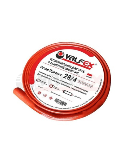 Теплоизоляция 35х4мм 10м К (уп.110м) VALFEX VF.35.04.10.R