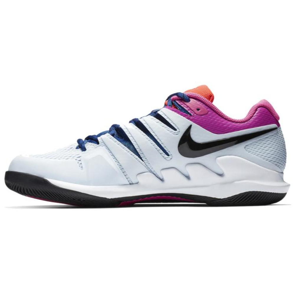 Nike Vapor X Anti-Slip Легкий Низкий Топ Теннисные Кроссовки Унисекс Белый Фиолетовый