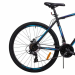 Велосипед 27.5" Stels Navigator-700 MD р.19" черный/голубой