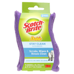 Scotch-Brite, Dobie, скрубберы Stay Clean, 2 скруббера