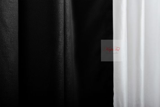 Готовая штора Ницца (чёрный)