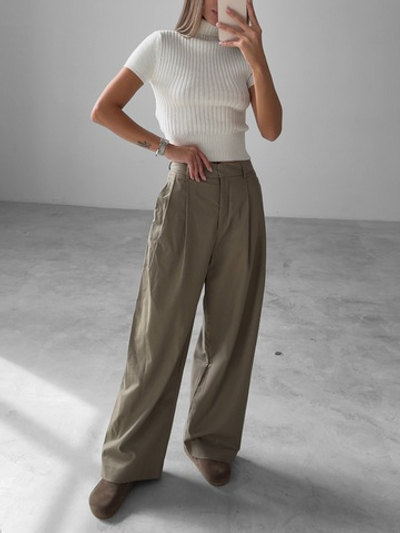 Брюки классические, прямого кроя