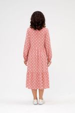 Платье Лавели (46-56) Serenada пудровый (Акция)