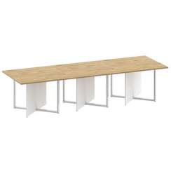 Шифт Стол переговорный, тройной, прямоугольный SK.SP-KV-110-3  3300*1100*753