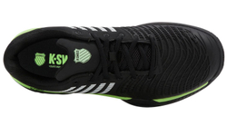 Мужские кроссовки теннисные K-Swiss Express Light 3 - black/soft neon green