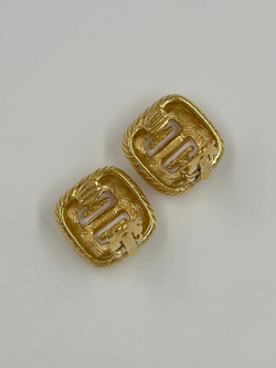 Миниатюрные клипсы с лого Givenchy