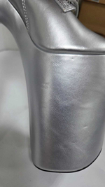 KIKO. Ботильоны четверки. PU. Открытые - SHDB-015-4-PU-sil-sale37_034