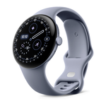 Умные часы Google Pixel Watch 4, 45 мм, Wi-Fi, ремешок цвета «лунный камень» Сатинированный корпус цвета «лунный камень» из переработанного алюминия, ремешок из фторэластомера с покрытием «софт-тач» и застёжкой pin-and-tuck — на запястье обхватом 150–215