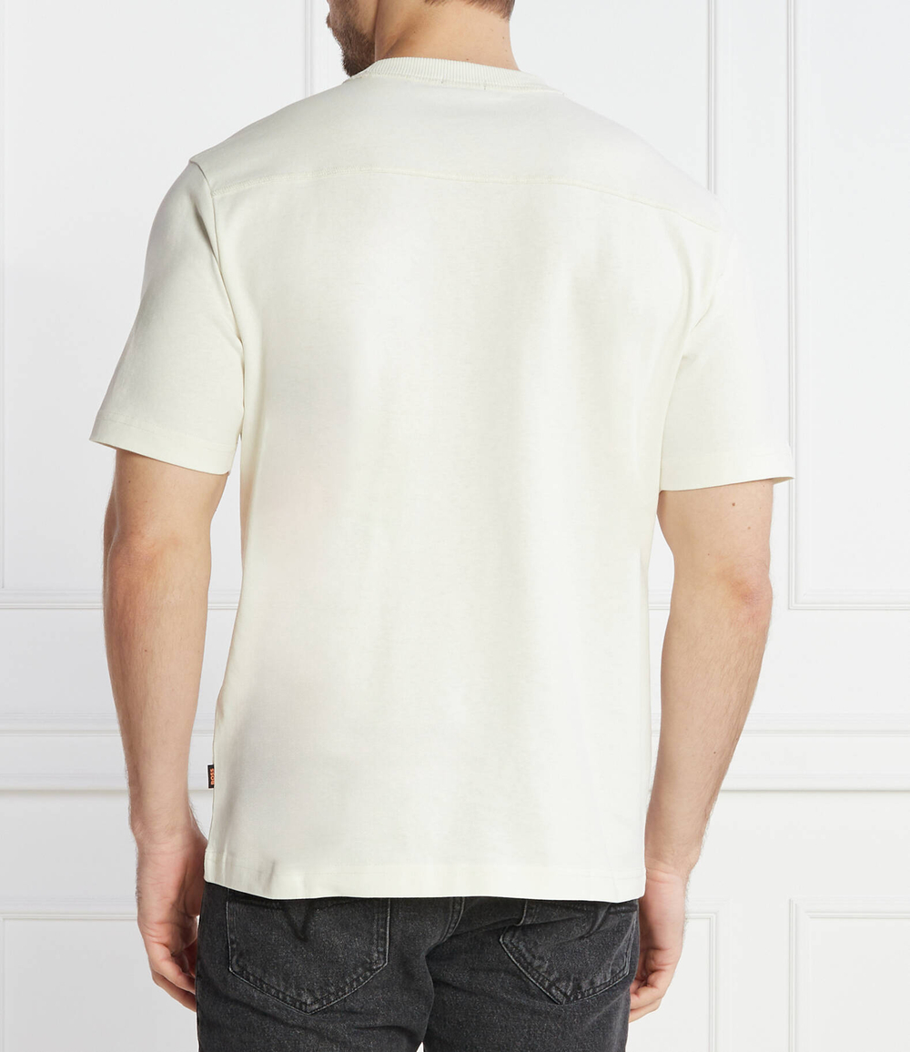 Футболка Te_Patchwork BOSS ORANGE - кремовый(50511051)