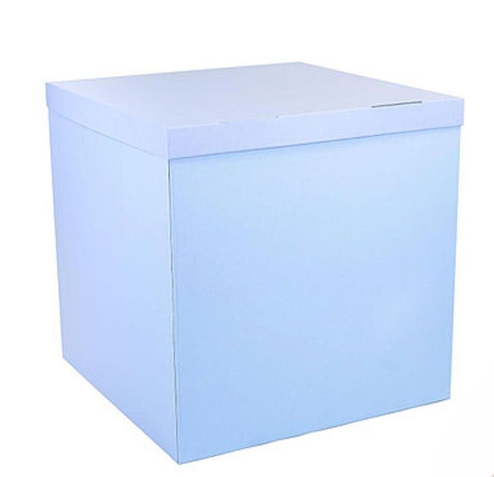 Коробка для шаров малая (Голубая) 60*60*60 см