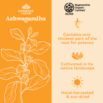 Organic India, ашваганда, 90 вегетарианских капсул (400 мг в 1 капсуле)