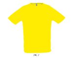 Футболка SPORTY, мужская, полиэстер 140. Жёлтый  XL