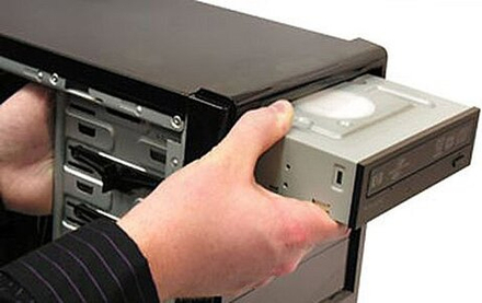 Установка, замена DVD привода (дисковода)