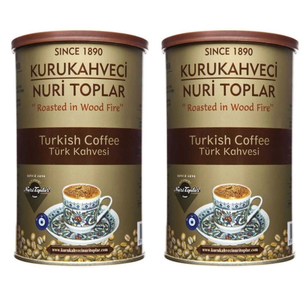 Кофе молотый Kurukahveci Nuri Toplar банка 250 г 2 шт