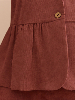 Жакет вельвет укороченный