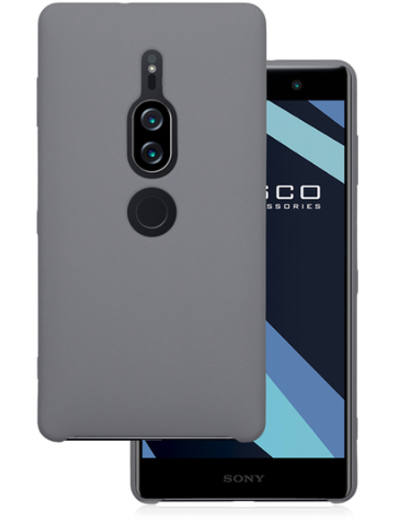 Чехол ROSCO для Sony Xperia XZ2 Premium оптом (арт. XZ2P-SOFTRUBBER-GREY)
