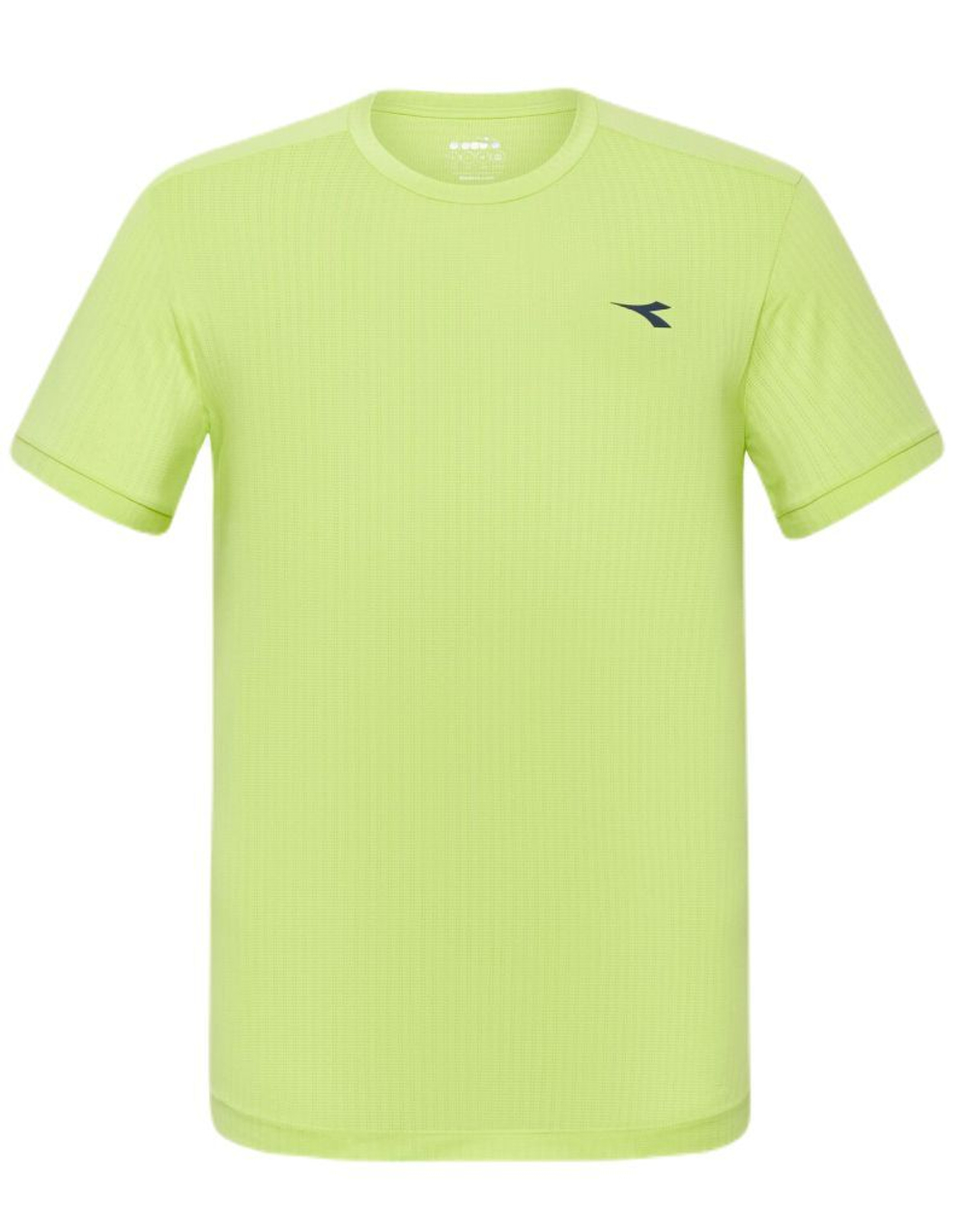 Мужская теннисная футболка Diadora Short Sleeve Icon - зеленый