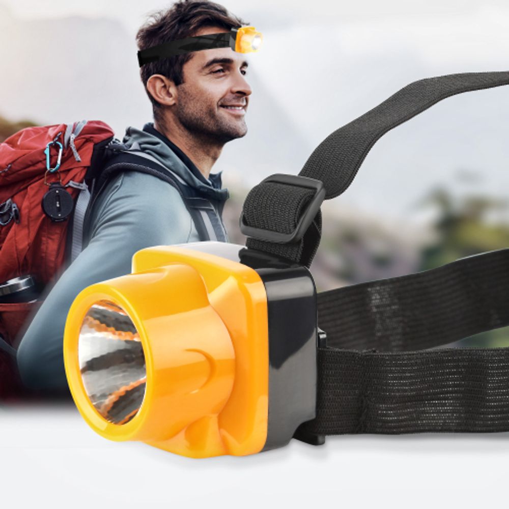 Фонарь налобный светодиодный Трофи TG1 аккумуляторный, яркий, 4V0.5Ah, 1xLED, ЗУ 220V | Трофи