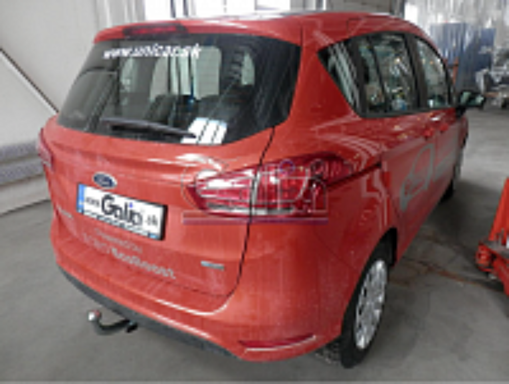 Фаркоп оцинкованный Galia F118C для Ford B-Max 2012-(паспорт и сертификат в комплекте)(без электрики)