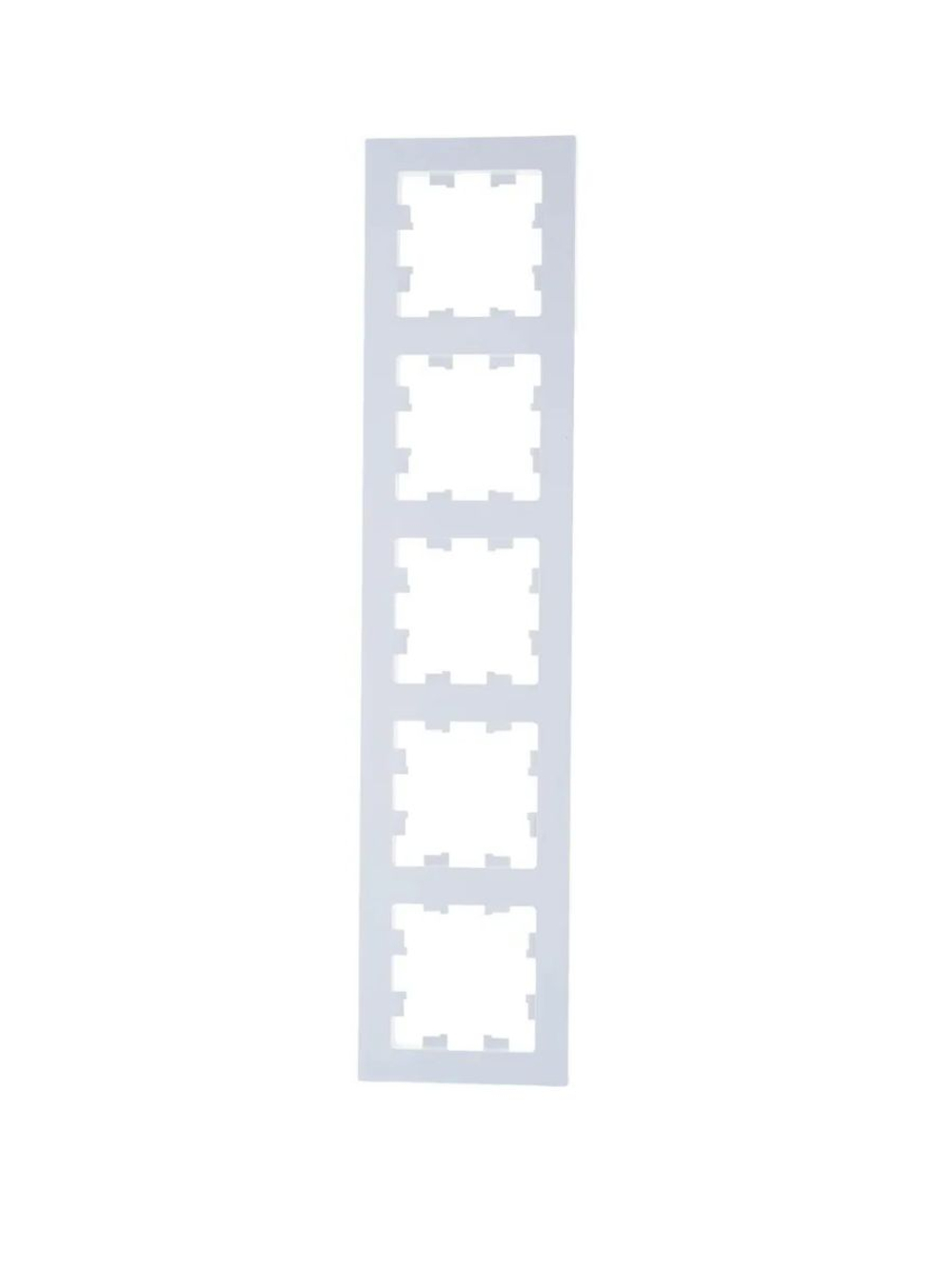 AtlasDesign  5-постовая рамка, универсальная, ATN000105 белый