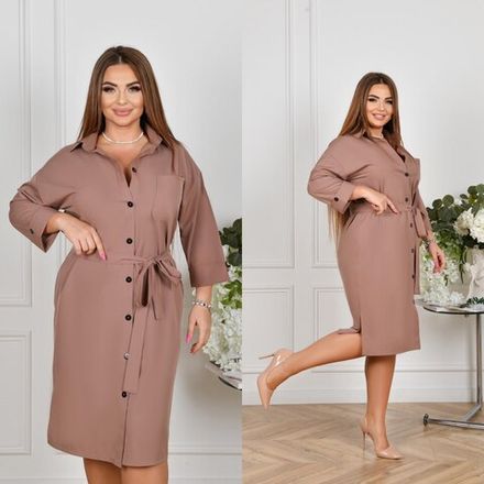 Платье-рубашка УК-3725-1 Фабрика Моды Фото 1