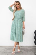 Платье Хелен (мята/белый) Р11-1075/25 Nikol