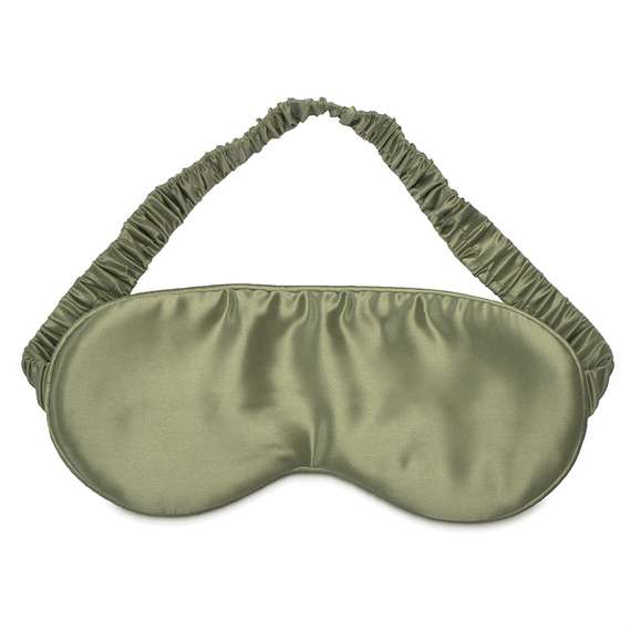 Маска для сна из натурального шелка мятного цвета из коллекции essential