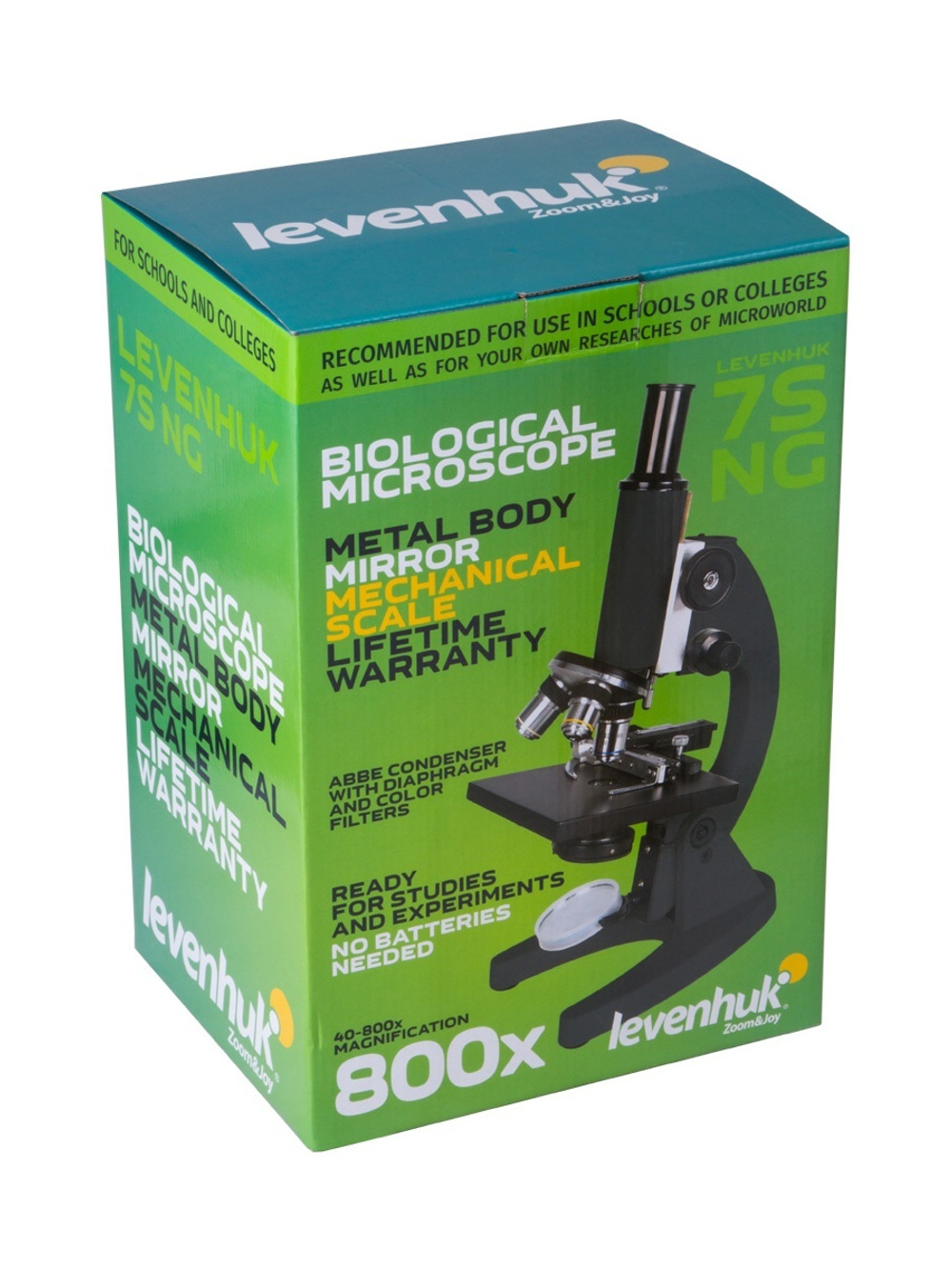 Микроскоп Levenhuk 7S NG, монокулярный