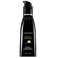 Лубрикант с ароматом ванильных бобов Wicked Aqua Vanilla Bean 60мл