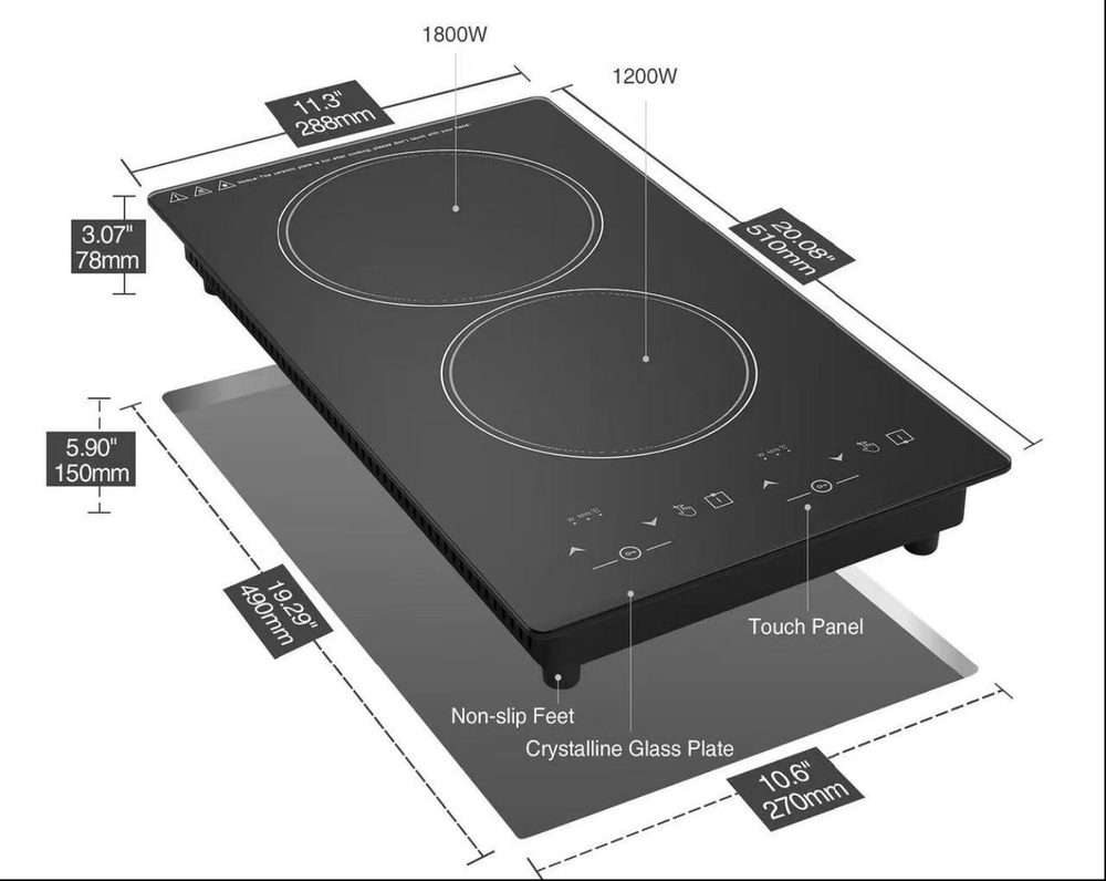 Индукционная плита OLM-DCH002