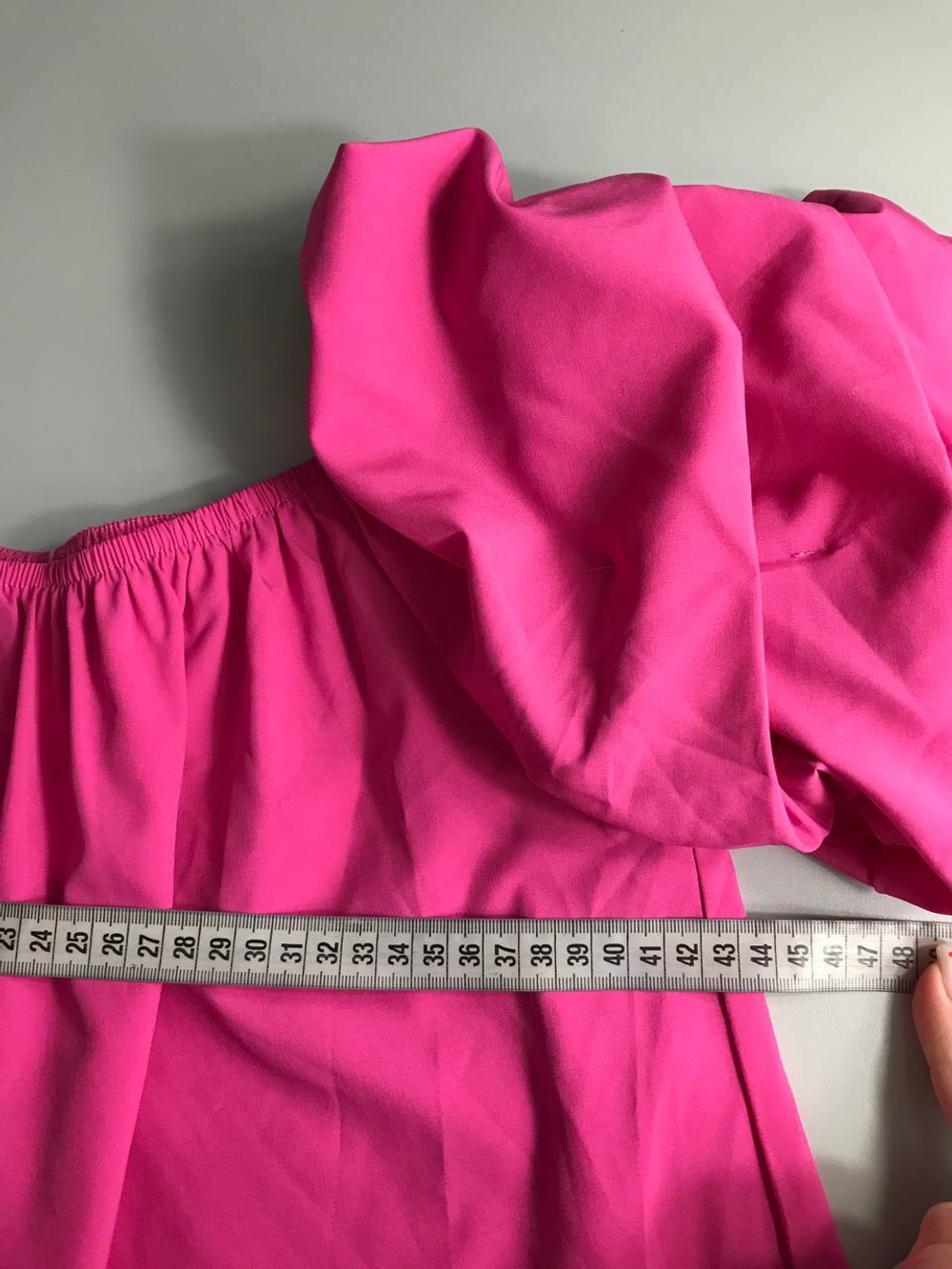 Блузка яркая, в Барби-стиле и оттенке 44 размер