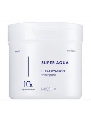 MISSHA, A'Peau MISSHA Aqua Ultra Hyalron Увлажняющие тонер-пэды для лица 90 шт