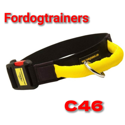 Ошейник  нейлоновый с ручкой и  быстросъемной пряжкой Fordogtrainers