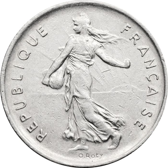 5 франков 1970-2001 Франция VF-XF