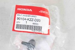 90104-KZZ-D20. BOLT-WASHER, SPECIAL, 6X22. HONDA