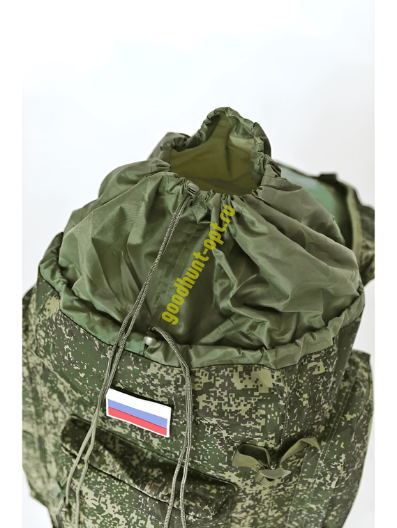 Тактический военный походный каркасный рюкзак 100 л Пиксель