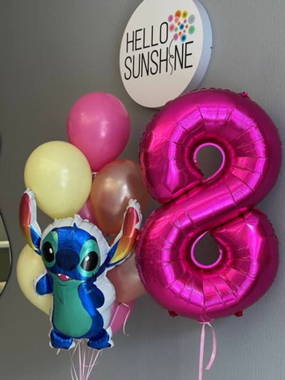 Набор шаров милашка Стич яркий