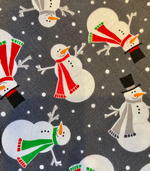 Ткань Новогодняя 100% хлопок. ш-110см. отрез 0,8 м (Италия)