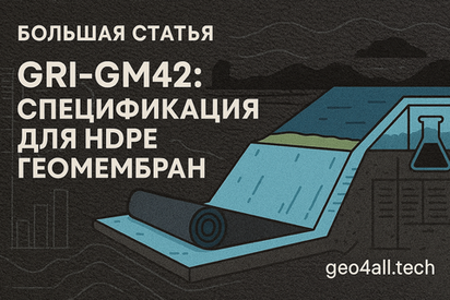 GRI GM42: спецификация для высокоэффективных геомембран из ПВД (HDPE)