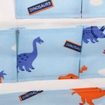 Карман настенный подвесной «ФРАТТИ БУМ», принт динозаврики, шесть секций, 35*50см (лейбл Селфи)